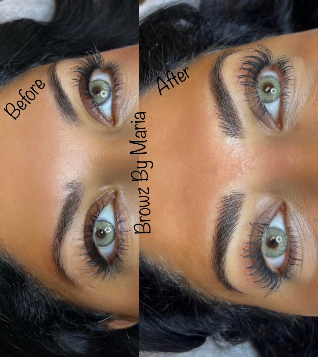 Before and after microblading result 2