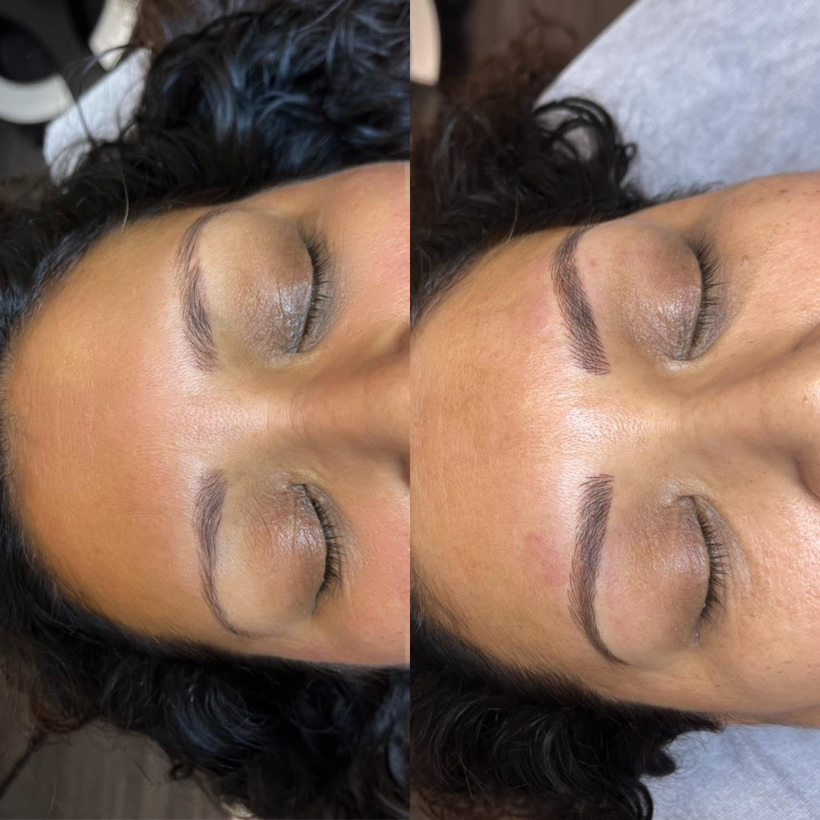 Before and after microblading result 3